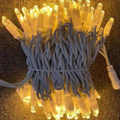 China Indoor Outdoor Decoration Led Christmas Tree Lights Holiday Lighting Led New Year Rubber Fairy String Lights Christmas Decoration for sale