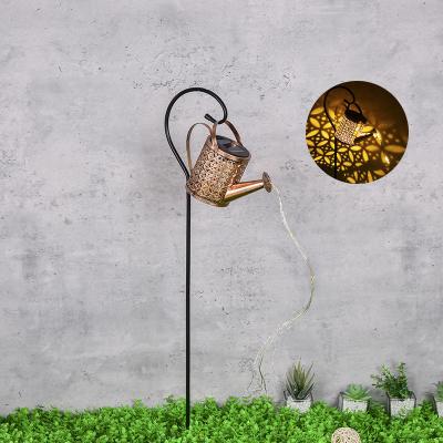 China Hot Sale Garden Kettle Lamp Yard Decoration Villa Garden Decorative Led Light Solar Art Lamp Waterproof for sale