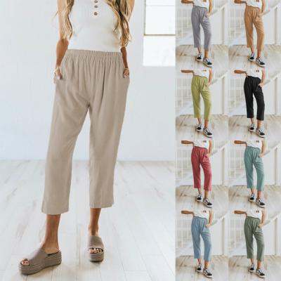 China 2022 QUICK DRY spring women plus size solid color track pants women casual outdoor pants for sale