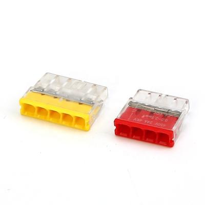 China Multicolor Screwless Terminal Block TC Series 22-14AWG for sale