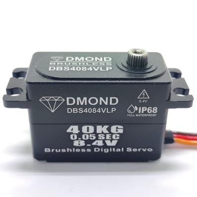 China Vehicles & DMOND Toys DMOND DBS4084VLP 40KG Aluminum Metal Gear Remote Control Servo 1/12 Brushless Short Body Digital Low Profile Servo 1/12 Drift Car for sale