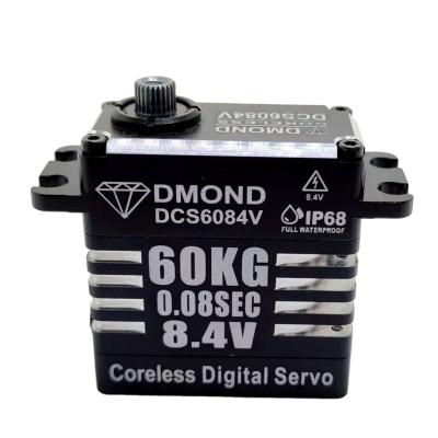 China Waterproof RC Hobby DMOND DCS6084V 60KG 0.08sec 8.4V Coreless Digital Servo MONSTER KILLER SB2292SG SERVO A86BHMW for sale