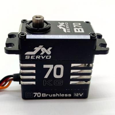 China RC Hobby JX Servo B70 72KG 12-15V 0.1sec Steel Gear 180 degree Aluminum Brushless for RC model car truck helicopter Robot SAVOX SB2290SG for sale