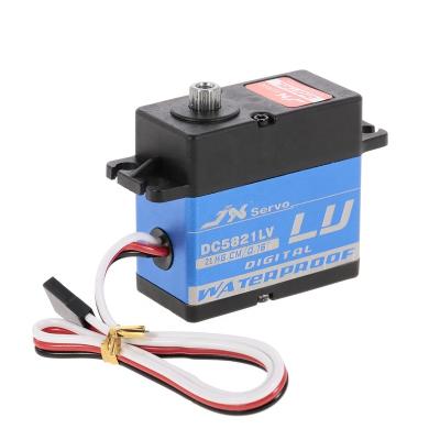 China RC Hobby JX DC5821LV 20KG Iron Core Motor Metal Servo Waterproof Digital 1 Speed ​​Full 8 1 10 Error Scaler Crawler TRX-4 SCX10 D90 rc servo for sale