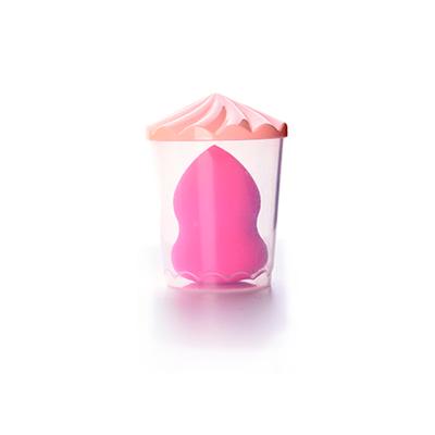 China Non Toxic Cute Latex Squash Makeup Sponge Beauty Puff Blender With Dessert Cupcake Box Candy Color Sensitive for sale