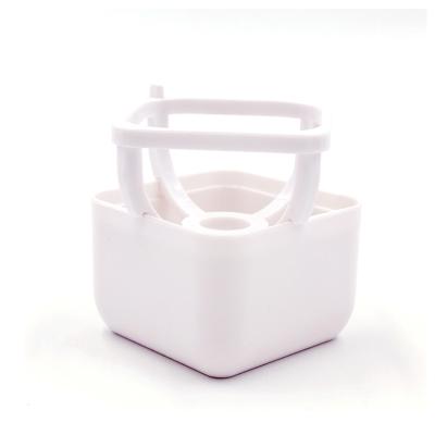 China Beauty Facial Cosmetic Blender Stand Makeup Sponge Holder Plastic Puff Display Stand for sale