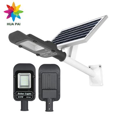 China ROAD HUAPAI SMD Ip65 Remote Control 30w 50w 100w 150w 200w 300w Aluminum Waterproof Road Led Solar Street Light for sale