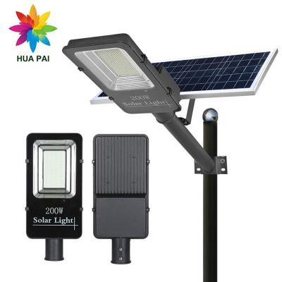 China Hot Selling HUAPAI Road 2 Years Warranty Smd Outdoor Lighting Ip65 60w 100w 150w 200w 300w Led Solar Street Lights for sale