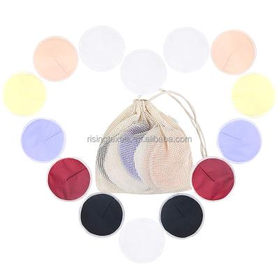 China ABSORBENT Washable Nursing Pads Contoured Reusable Breast Care Pads Bamboo Nursing Pads for sale