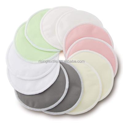 China ABSORBENT Bamboo Nursing Pads For Breastfeeding Reusable Nursing Pads Washable Breast Covers Pads With Laundry Storage Bag for sale