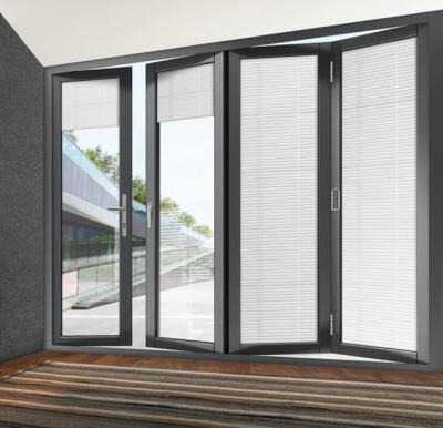 Cina High And Low Waterproof Track Folding Door Thermal Break in vendita