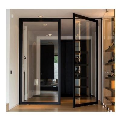 China Custom 1.5mm Aluminium Pivot Doors 360 Degree Swing And Slide for sale