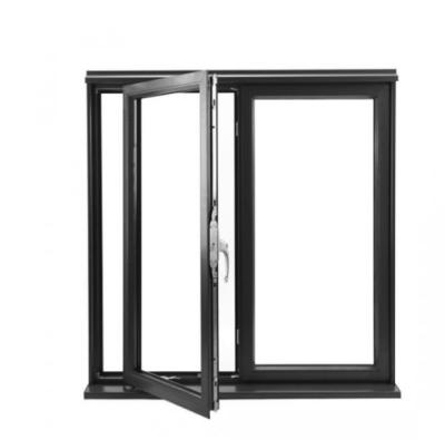 China AS2047 Aluminum Swing Windows , Hurricane Resistant Windows Electrophoresis for sale