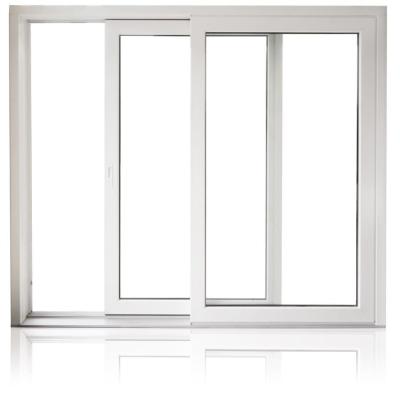 China ODM Commercial Aluminum Horizontal Sliding Windows , Two Track Sliding Window for sale