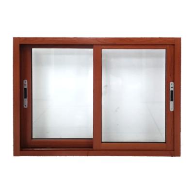 China 1.5mm Thickness Aluminium Sliding Windows High Security Impact Glass Casement Window for sale