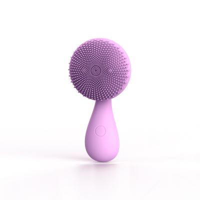 China 2020 Innovation Design Skin Scrubber Skin Pore Remover Sonic Facial Cleansing Brush for sale