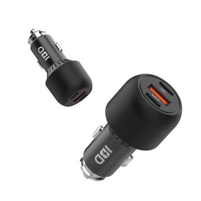 China New Product 3 Unique Design IBD Portable Car Charger 130W Port Type C Palladium QC3.0 Car Mobile Phone Charger Usb Adapter Fast Charging for sale