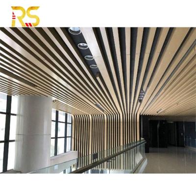 China Decorative Ceilings Shopping Mall Artistic Commercial Suspend Ceiling Aluminum Ceiling Tiles for sale