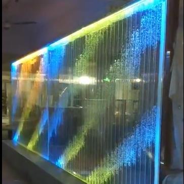 China American Style Digital Control LED Water Bubble Wall , Computer Dancing LED Programming Bubble for sale