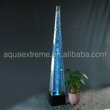 China EXTREME Plastic AQUA LED Color Changing Water Bubble Column For Home Decoration for sale