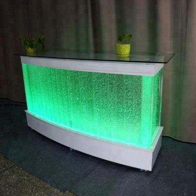 China Acrylic Portable Bar Counter With Amazing Bubble Effect Top Choice For Party And Event for sale