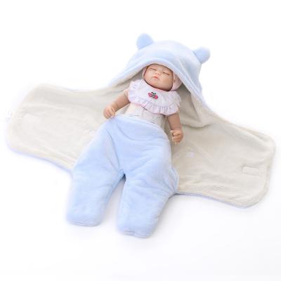 China Breathable Newborn Organic Wrap Wrap Blanket Stroller Infant Baby Sleeping Bag for sale