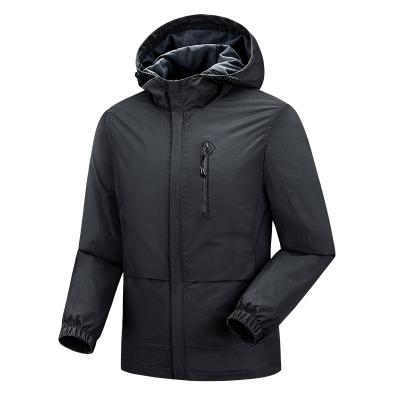 China Men's Outdoor Rise Windproof Bike Ride Jacket Autumn Black Weather Coat Breathable Good Looking Clothes for sale