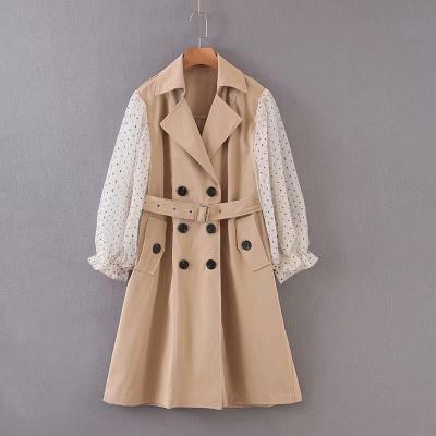 China Lady Woman Spring Autumn Thin Women Fashion Autumn new design Anti-wrinkle luxury ladies jackets blazers trench jacket for sale