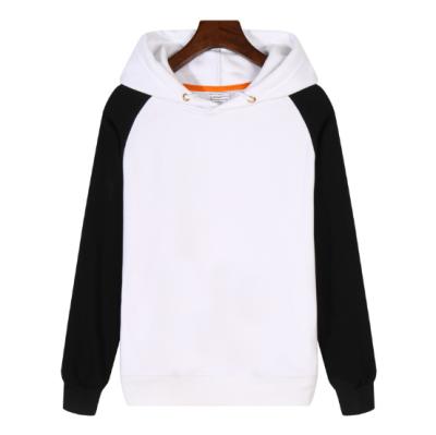 China Wholesale High Quality Breathable Pullover Contrast Color Raglan Sleeve Hoodies Loose Solid Sweatshirt Men Long Sleeve Pullover for sale