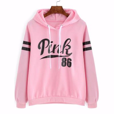 China Breathable Womens Hoodies Womens Ladies Hoodie Sweatshirts Woman Stripe Long Sleeve Blouse Pocket Hooded Pullover Tops Shirt for sale