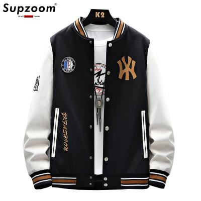 China 2021 Wear QUICK DRY Nova Chegada Outono Baseball Jacket Estudantes Adolescentes Gordura Estilo Costela Very Tasteful Manga Curta Impress for sale