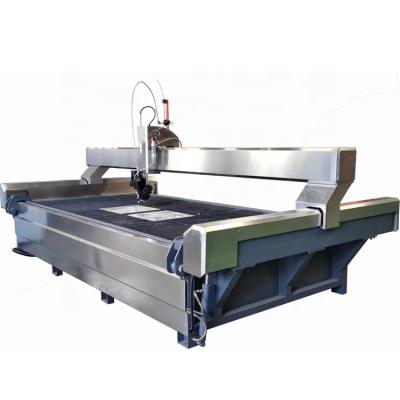 China Building Material Shops Five-axis AC Water Cutter Jet Cutting Machine Water Jet Saw For Marble /Granite/Quartz/ Porcelain Stone for sale