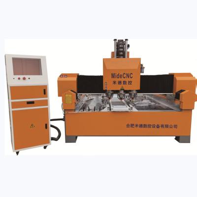 China Building Material Shops Stone Machinery High Efficiency CNC Granite Marble Slab Countertop Sink Hole Cut Router Cutout Cutting Machine for sale