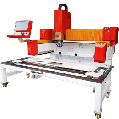 China Building Material Shops Stone Machinery High Efficiency CNC Granite Marble Slab Countertop Sink Hole Cut Router Cutout Cutting Machine for sale