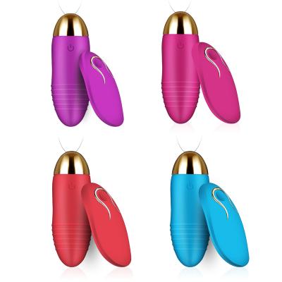 China Hot Selling 10 Speed ​​Real Touch Love Egg Bullet Vibrator High Quality USB Rechargeable Radio Remote Vibrator for sale