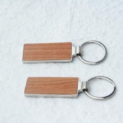 China Wholesale Unique Key Chain Blank Wooden Key Chain DIY Wooden Gift for sale