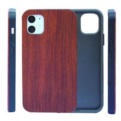 China Four Corner Protect Real Wood Eco-friendly Shockproof Phone Cases For Iphone 11 pro 12 mini XR XS MAX Solid Wooden Cover Shock Proof Max High Quality for sale