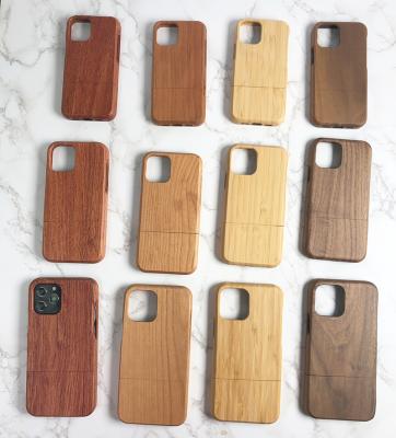 China Corner Four Protect Shockproof Factory OEM ODM Phone Case Bamboo Wooden Wood Real View Good Quality 11 Pro Hard Shell Max Anti-knock Cover For Iphone 12 Pro for sale