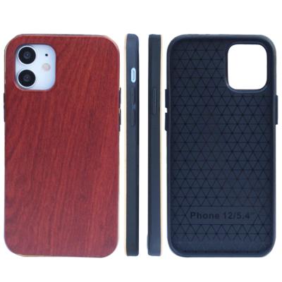 China Guangdong Manufacturer Natural Custom Wooden Phone Case Bamboo+TPU Shockproof Cover Anti-fall For Iphone 12 mini 12 pro 11 XS max max XR for sale