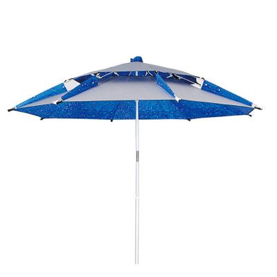 China Modern China Custom Beach Umbrella Manufacturer Oem Logo Printed Outdoor Parasol De Plage Shade for sale