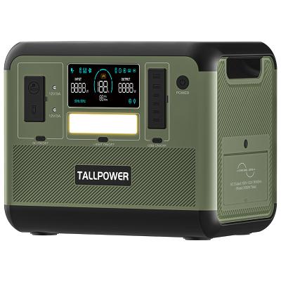 China Flashlight TALLPOWER Wholesale MPPT Input Solar Generator  Bi-Directional Fast Charge 2000W LiFePo4 Portable Power Station 2000w2400w for sale