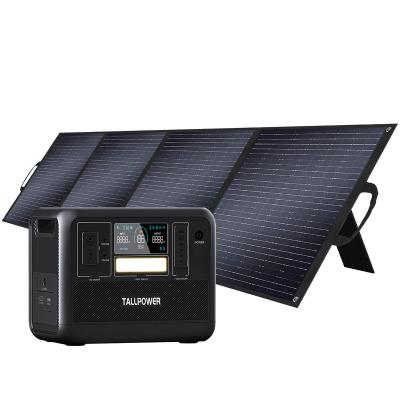 China Flashlight TALLPOWER Portable Power Station Energy Portable Storage Battery 2000W Solar Generator LiFePo4 Power Station for sale