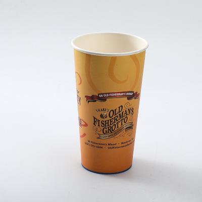 China Wholesale Recyclable Disposable 9 Ounce Printing Paper Coffee Cups Milk Tea Milk Cups Printing Logo Printing Advertising Paper Cups for sale