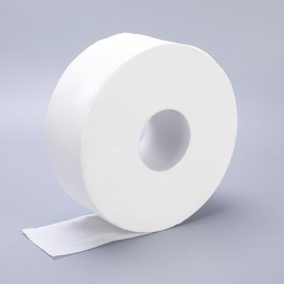 China High Quality Virgin Wood Pulp Wholesale 2ply 15gsm 300m Jumbo Roll Tissue Toilet Paper for sale