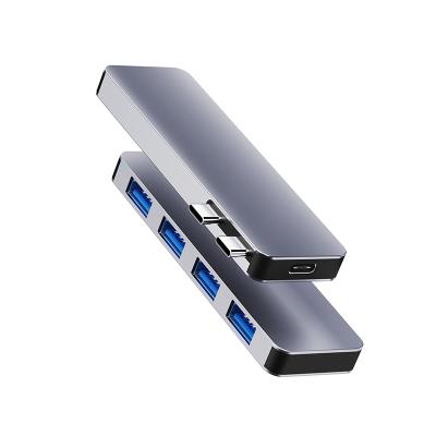 China For MacBook Pro Air OEM 5 in 1 USB Type C Hub for Macbook PD 100W Multi Port OTG USB 3.0 Hub Splitter USB Hub Extension for sale