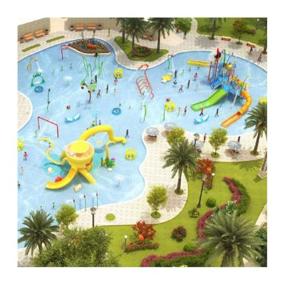 China Hot Water Aqua Park Outdoor Playground New Products Kids Water Park Playground Equipment for sale