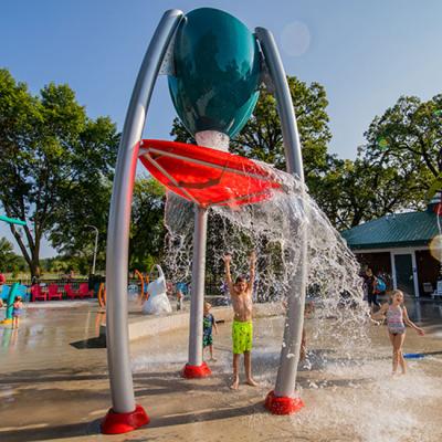 China Histar Kids Water Park Playground Outdoor Equipment and Splash Pad Playground Equipment for sale