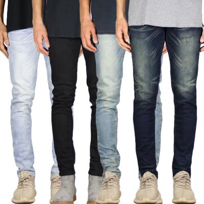 China Stock High Quality Denim Sustainable Custom OEM Pants Mens Skinny Jeans for sale