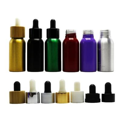 China Personal Care 10ml 30ml 50ml 100ml Essential Oils Dropper Aluminum Bottle For Personal Care AD-888RL for sale