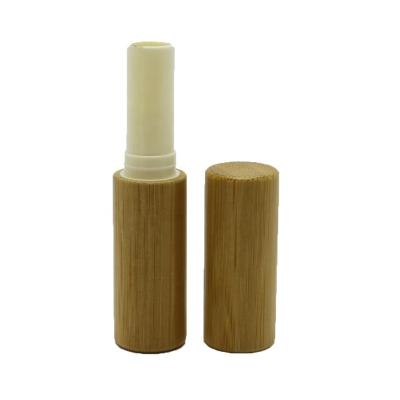 China Luxury 5g Natural Bamboo Lipstick Cosmetic Tube Lip Balm Cosmetic Packaging Container BP-60S for sale